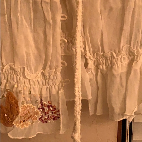 Chilli Couture white, sheer and sequin blouse - Picture 5 of 6